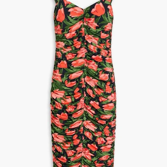 CAROLINA HERRERA
Ruched floral-print stretch-jersey midi dress - Picture 6 of 6